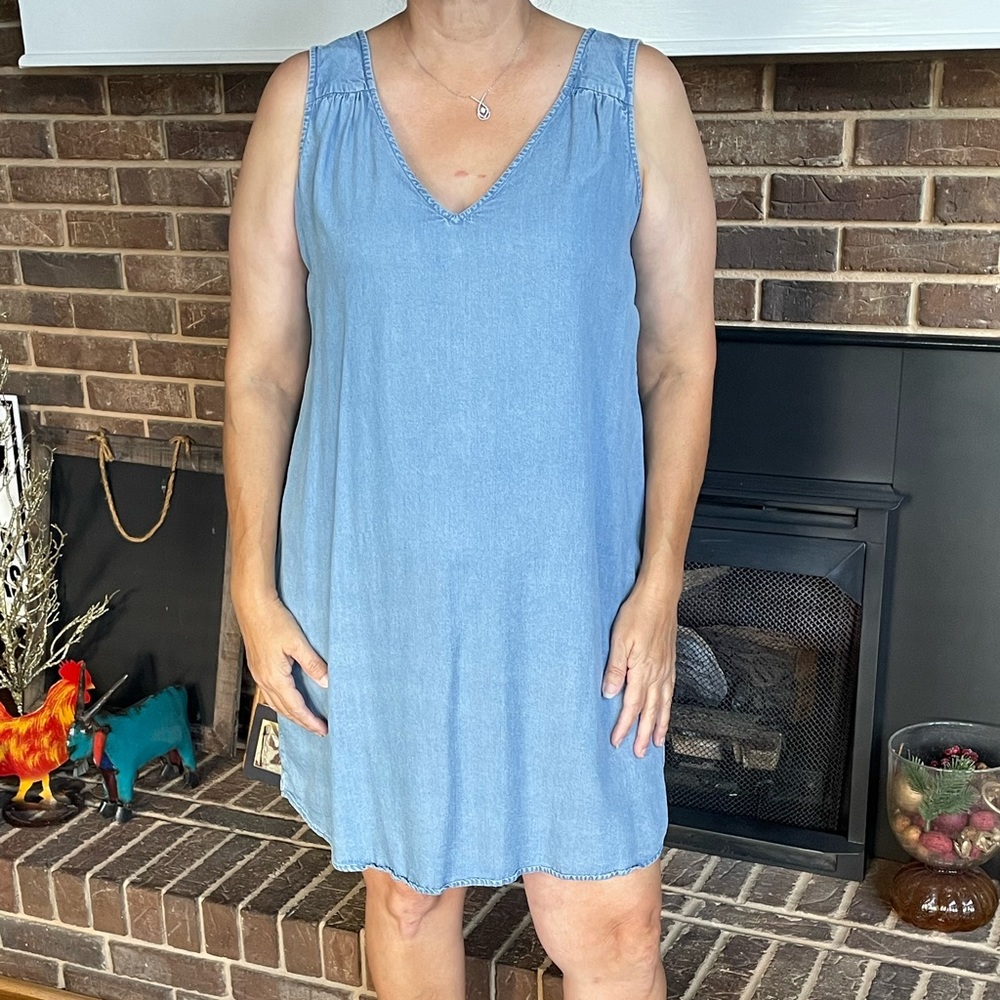 GAP denim Flowy dress